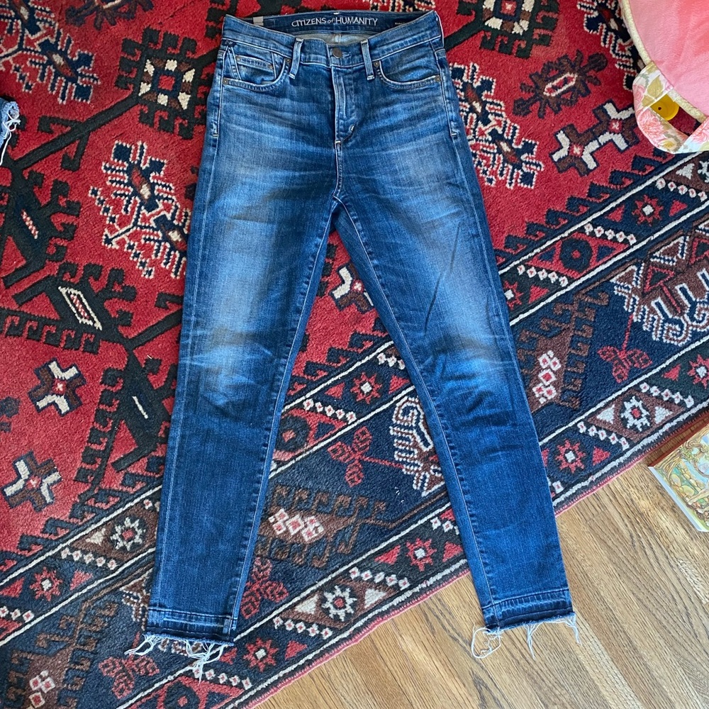 Citizens of Humanity Rocket Crop High Rise Skinny